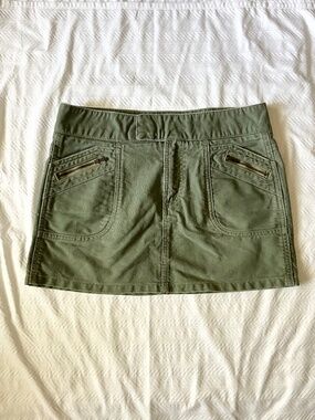 Y2K AMERICAN EAGLE Green MINI SKIRT Size 2 Junior’s Teens